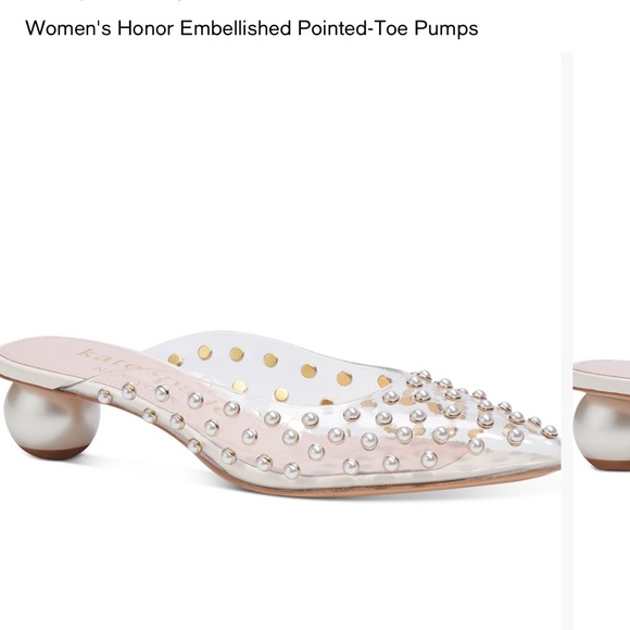 Women's Honor Embellished Pointed-Toe Pumps - Picture 5 of 11